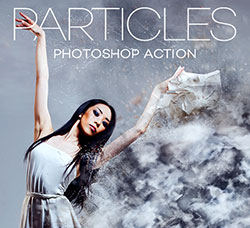 极品PS动作－烽尘抽离(含高清视频教程)：Particles Photoshop Action